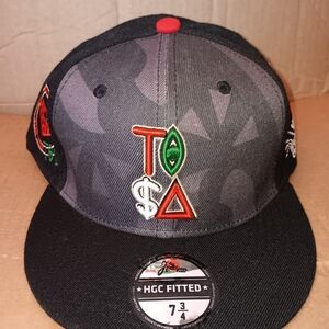 Black and Gray HGC Tisa Fitted Hat